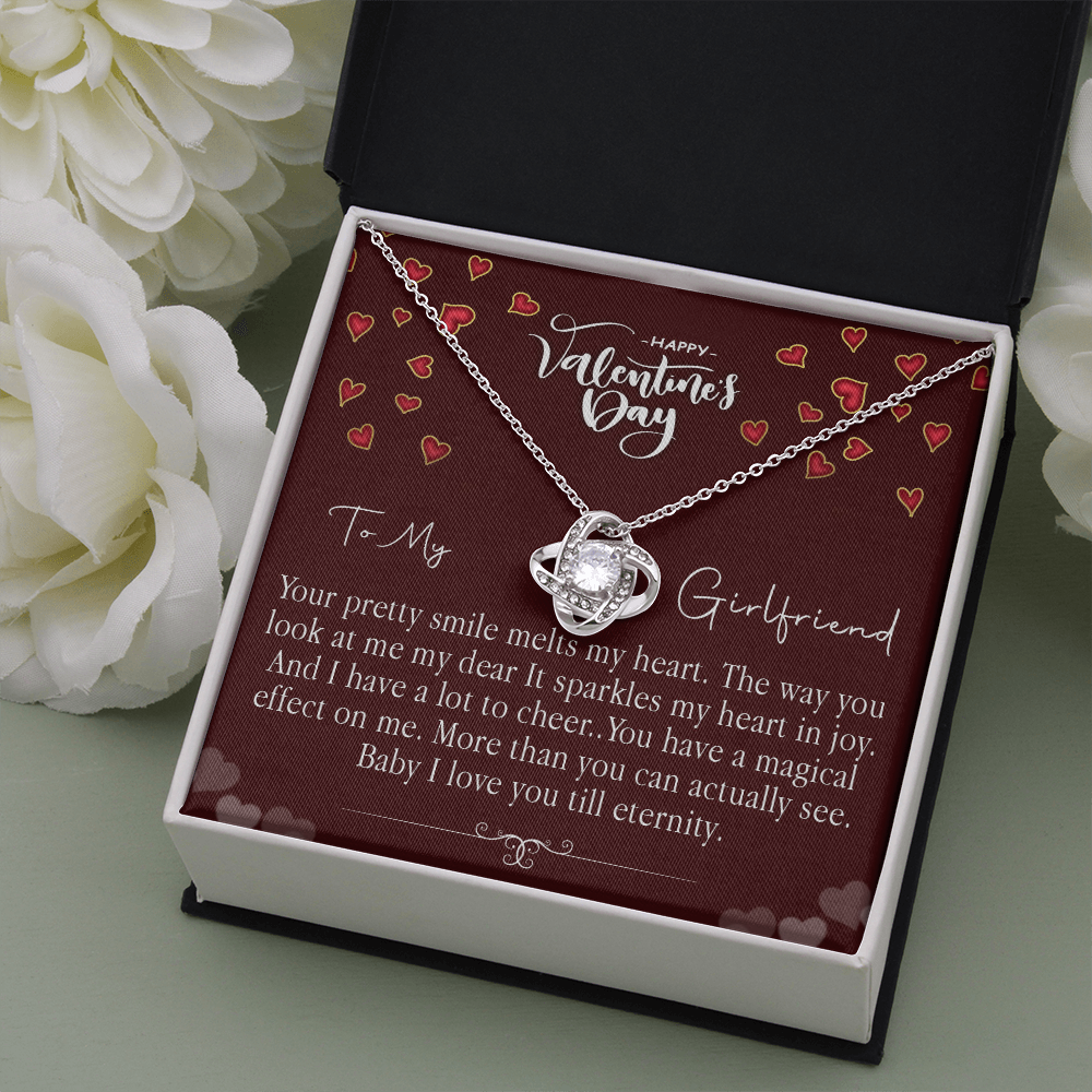 213A - Love Necklace To my Girlfriend, Girlfriend Valentine Gift from Boyfriend