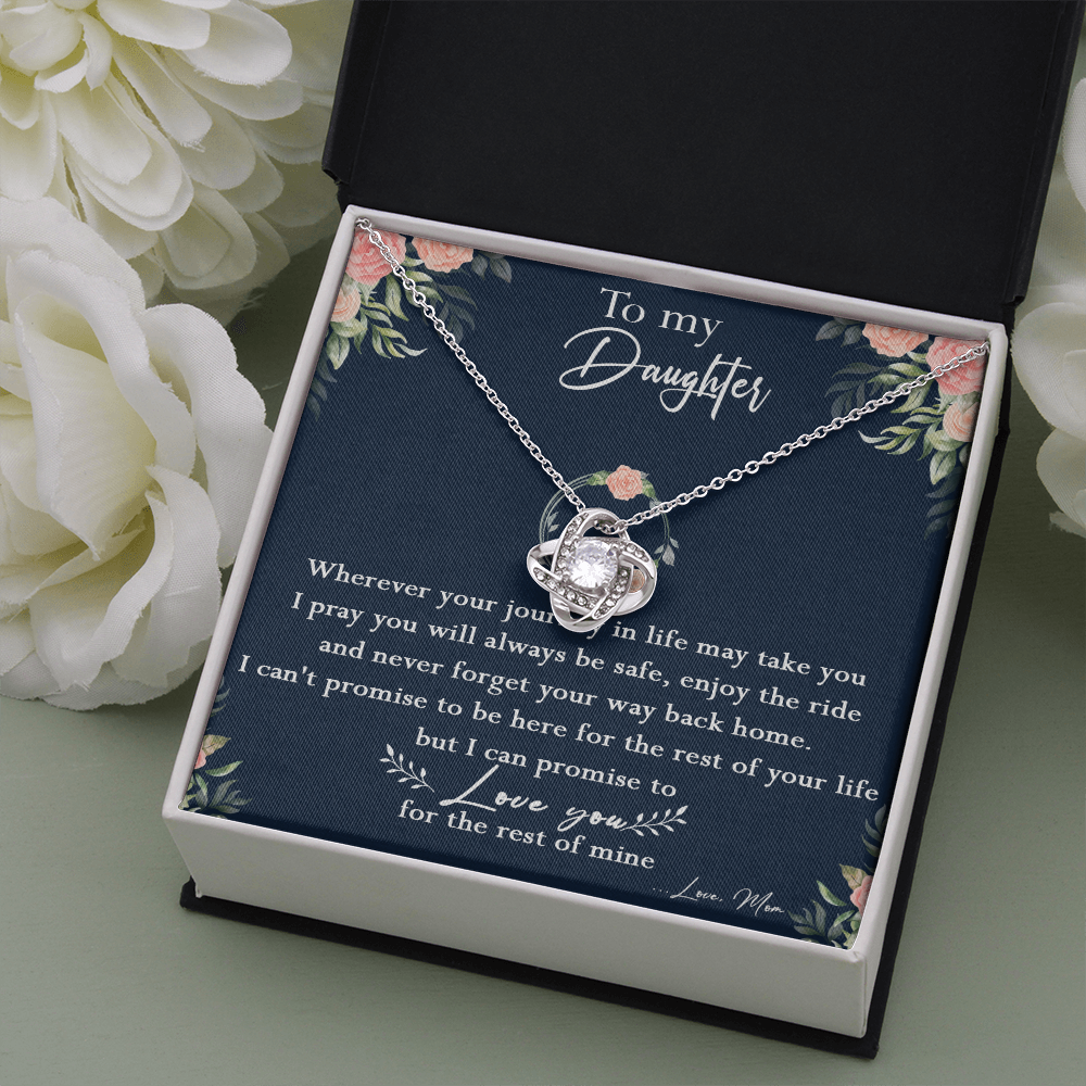 125A Necklace To My Daughter, Daughter Birthday Gift, I Love You Always Necklace