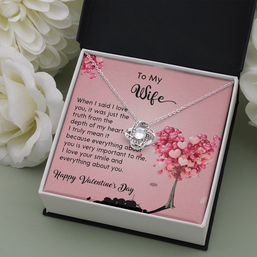 208A - Wife Necklace Gift from Husband, LOVE YOU Forever & Always, Valentine's Day Gift