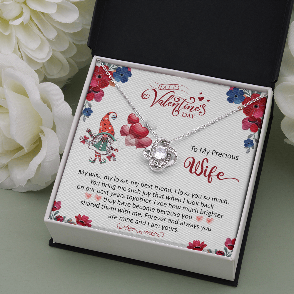 200A - To my Precious Wife, Wife Necklace Valentine Gift, my Wife Necklace, I Love You