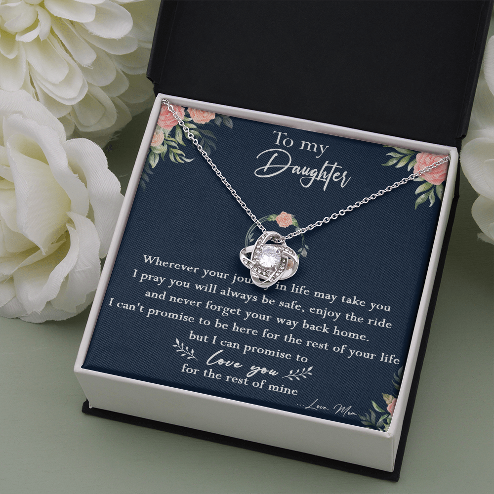 125A Necklace To My Daughter, Daughter Birthday Gift, I Love You Always Necklace
