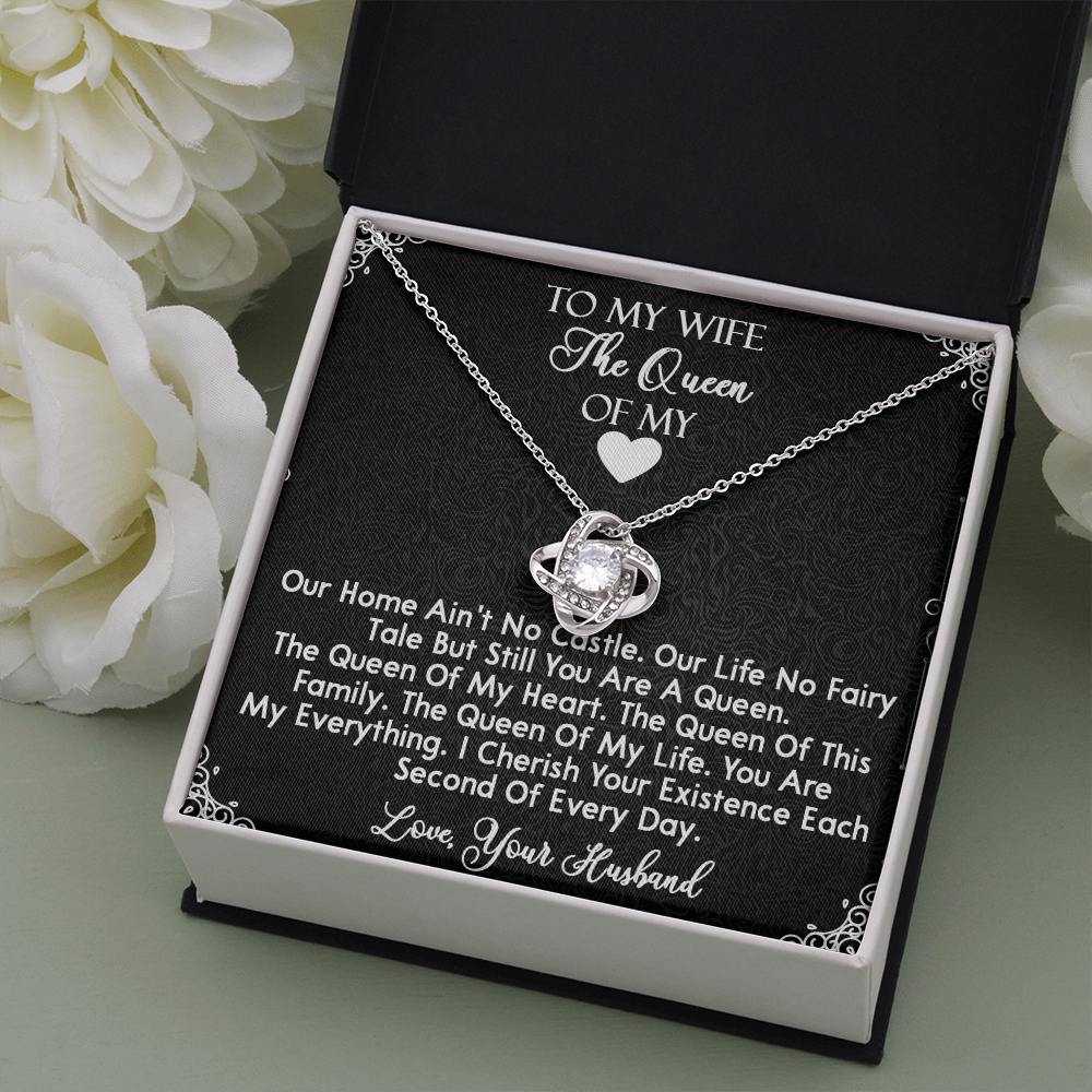419A To My Wife The Queen Necklace, Gifts for Wife, Gifts for Her, Birthday Gifts