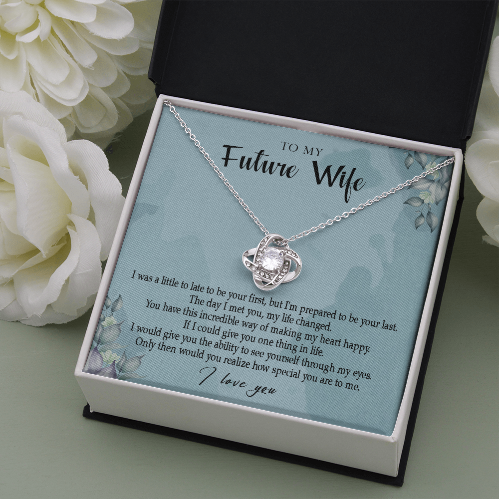 162A Necklace Gift To My Future Wife, Valentine Gift for Her, I Love You