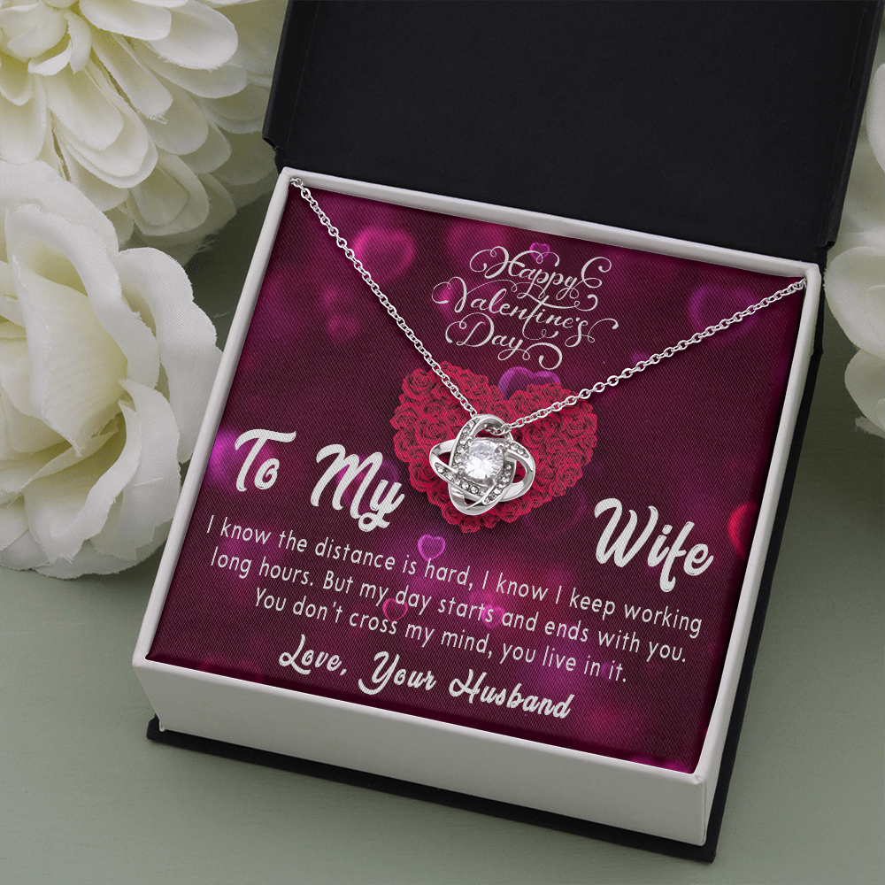189A Valentine's Day Gift Necklace for Wife, Your Love Necklace, I Love You Forever