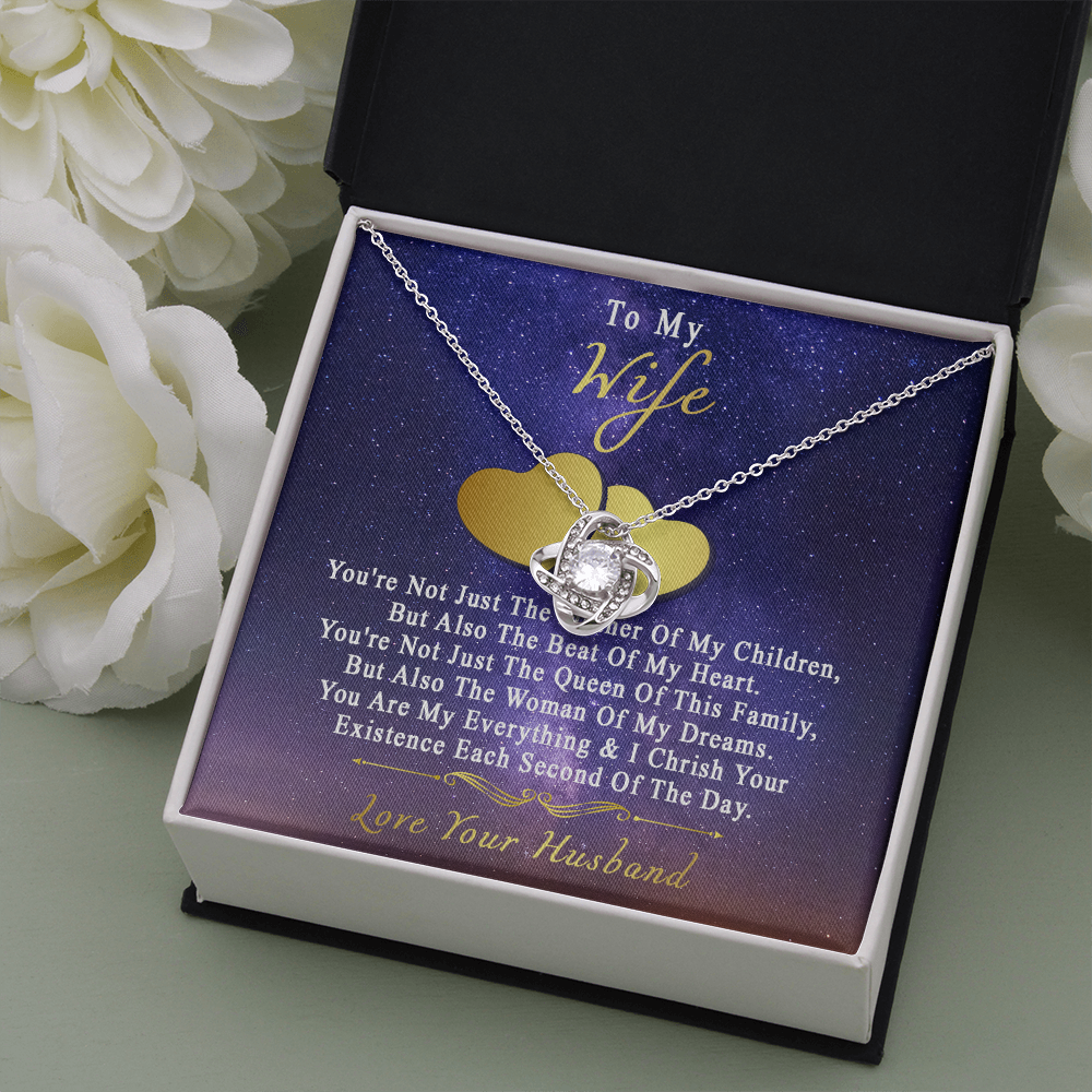 75A Necklace To My Wife, Perfect Gift for Her From Husband, I LOVE YOU Necklace Gift