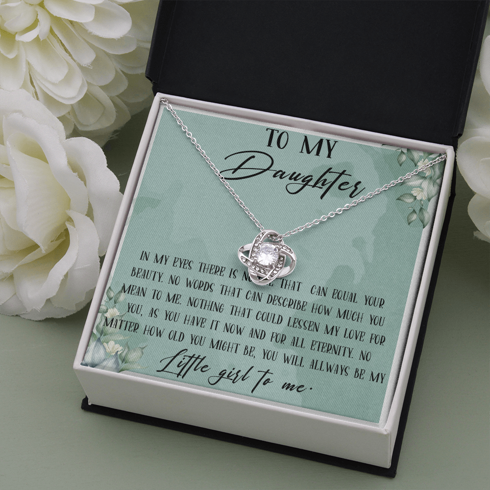48A To My Daughter Necklace, Daughter Birthday Gift, Gift from Mom to Daughter