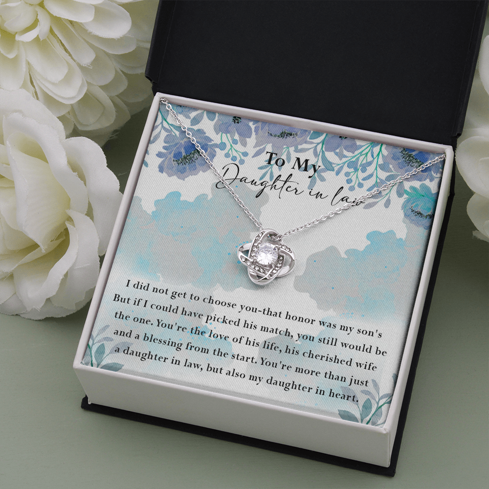 134A Necklace My Daughter In Law, Gift for Beautiful Daughter, My Daughter In Heart