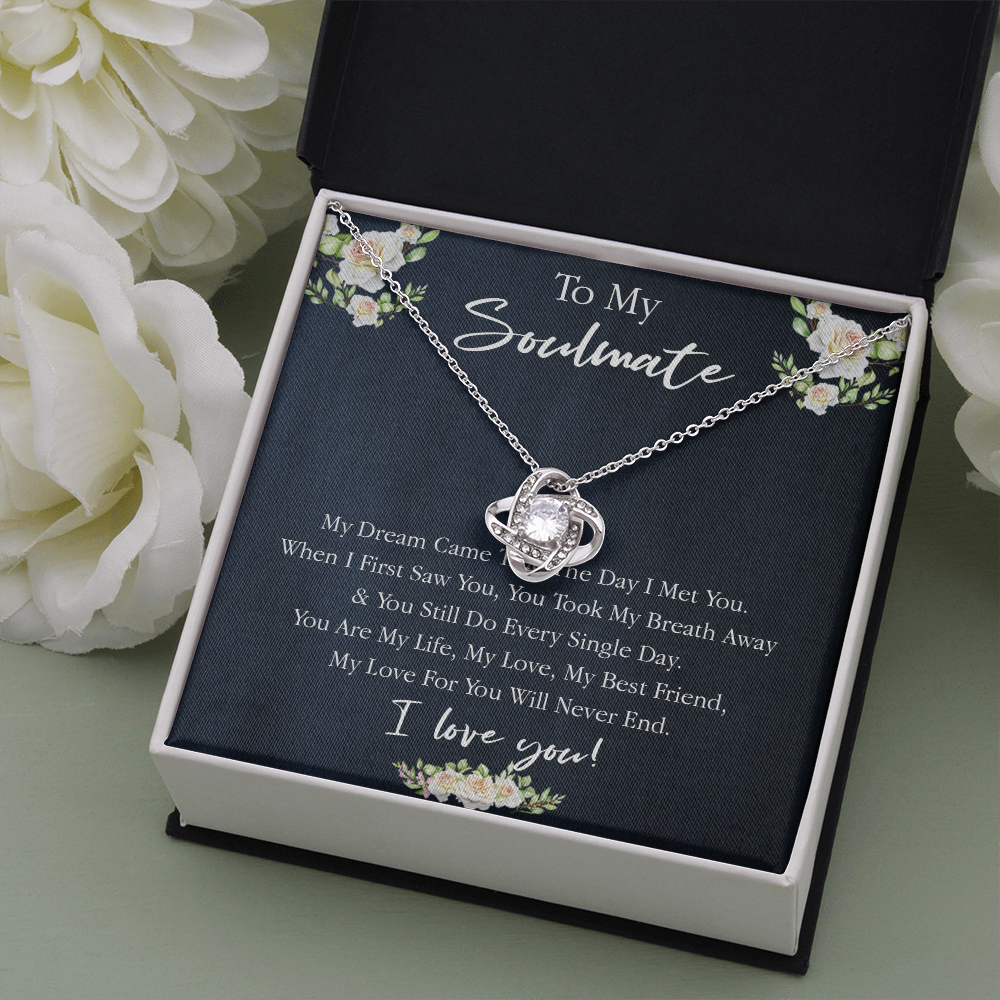 161A Necklace Gift To My Soulmate, Valentine Gift for Her, I Love You Every Day
