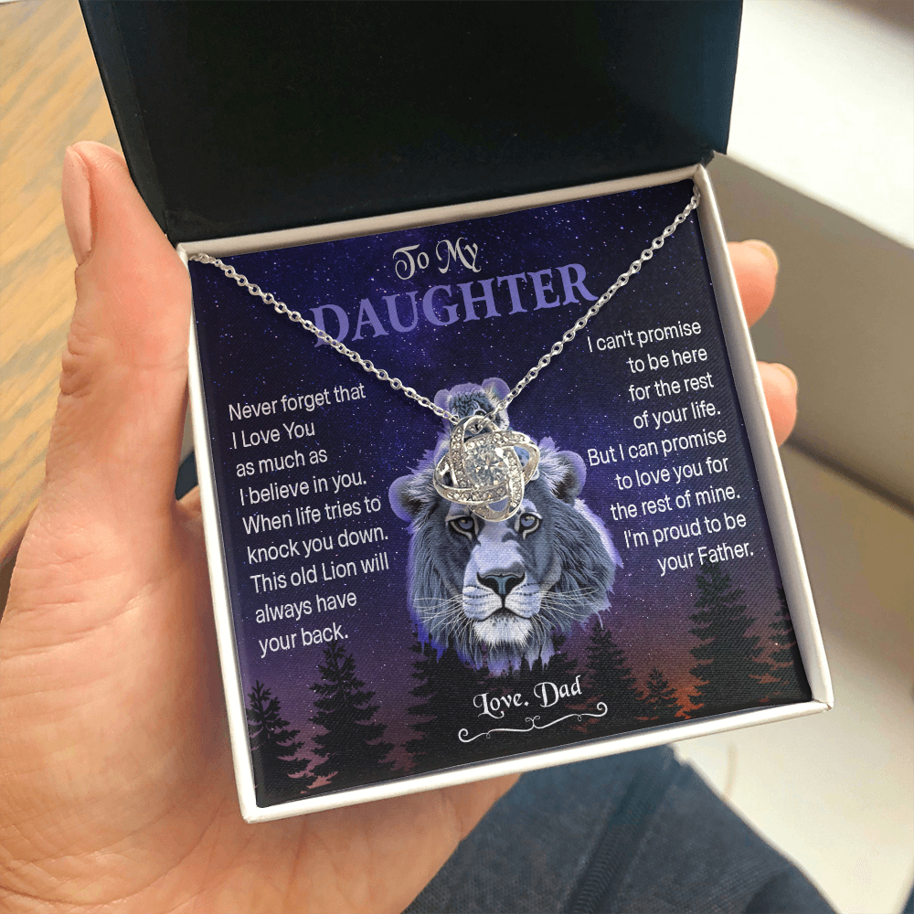 Necklace to my Daughter from Lion Dad