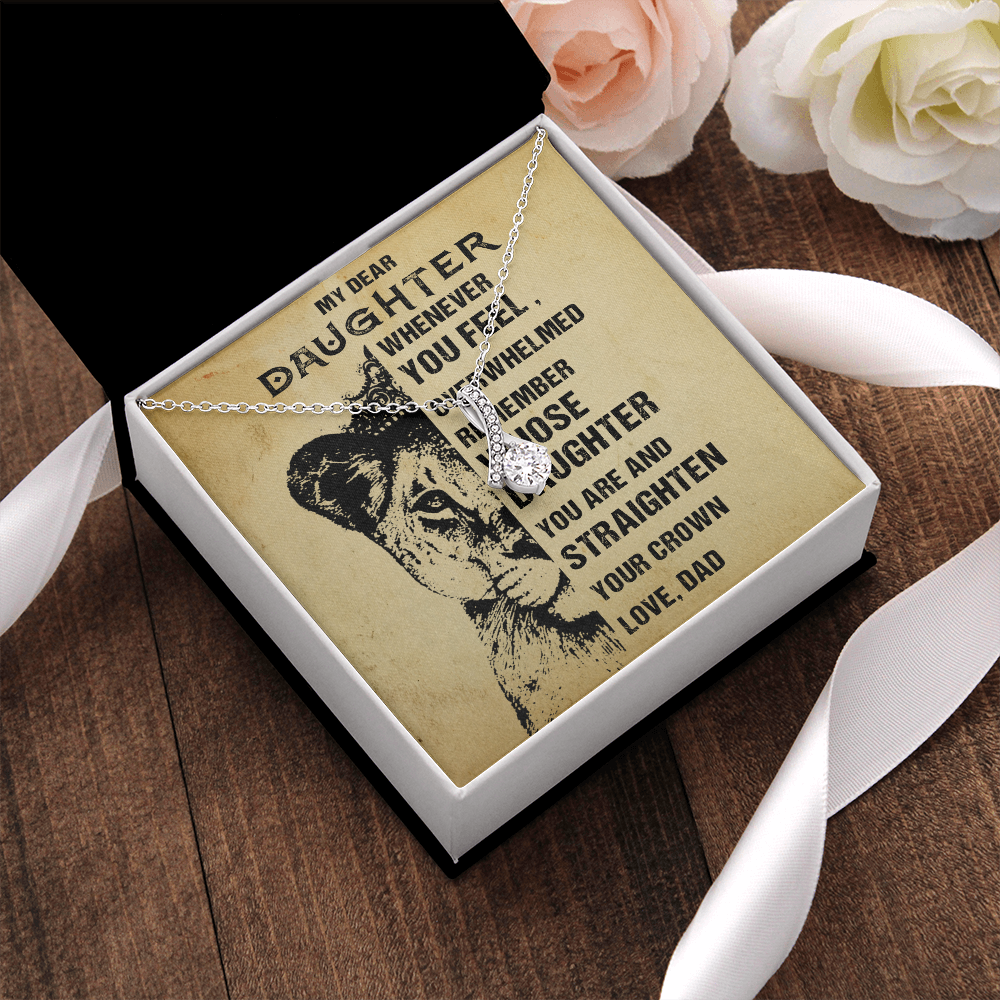 N369A To My Smokin Hot Queen Crown Necklace Gift For Wife Soulmate Valentines Day Gift