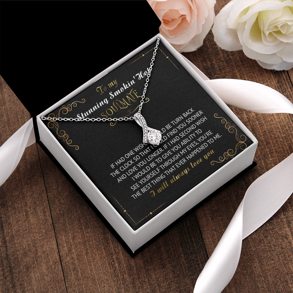 7B To My Stunning Smoking Hot Soulmate Necklace, Gift For Wife, Birthday Gift Ideas