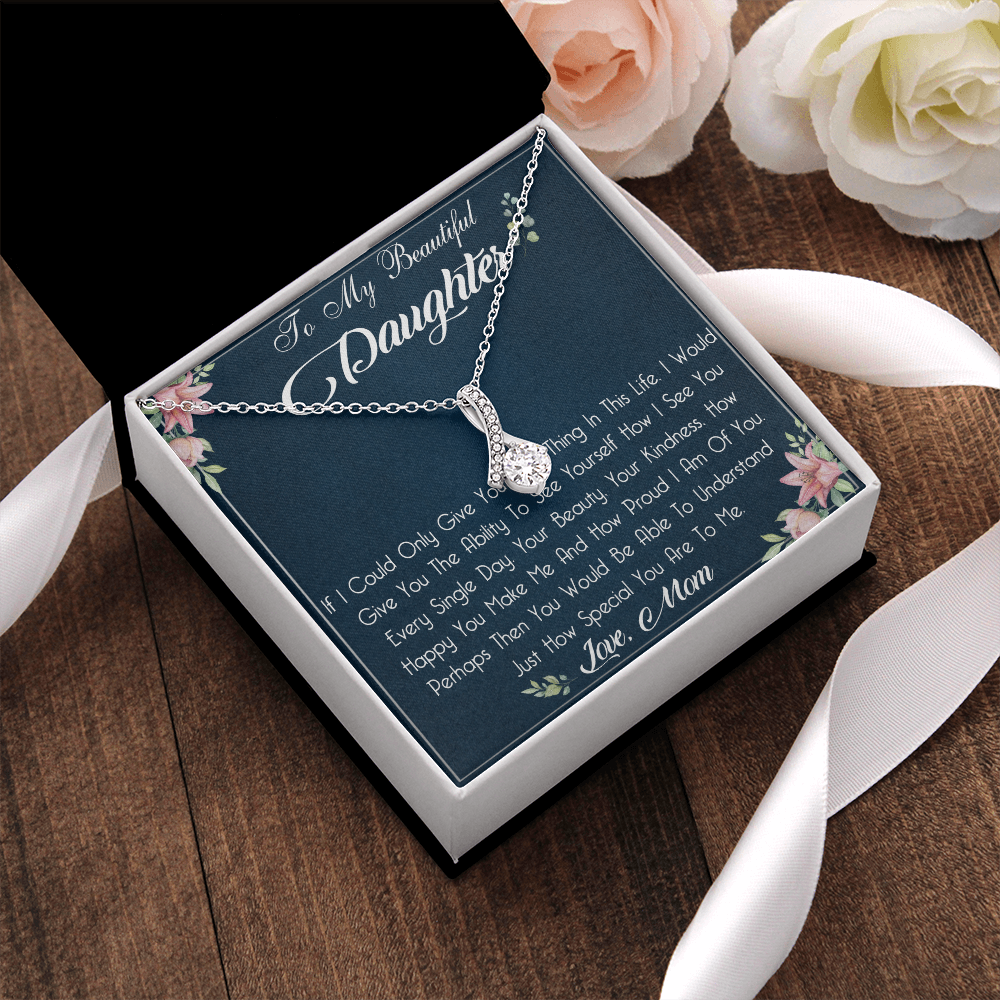29B To My Beautiful Daughter Necklace, Gift For Daughter From Mom, Daughter Birthday