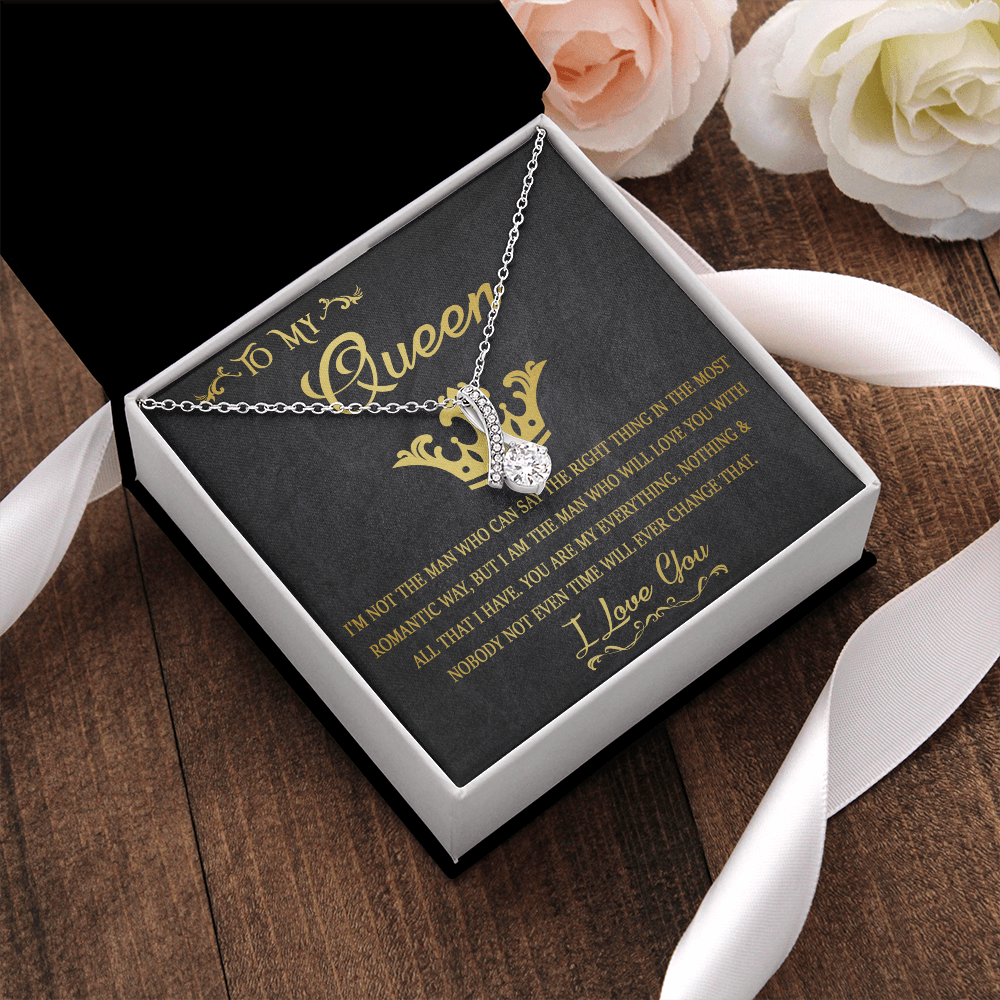 70B Necklace To My Queen, Gift for Daughter/Girlfriend/Wife, Women Necklace for Her