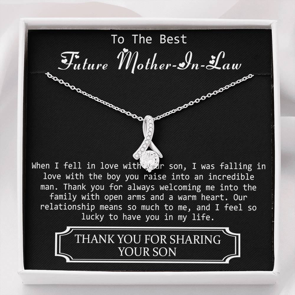 Future Mother in Law, Mother in Law Gift, Mother of the Groom Necklace