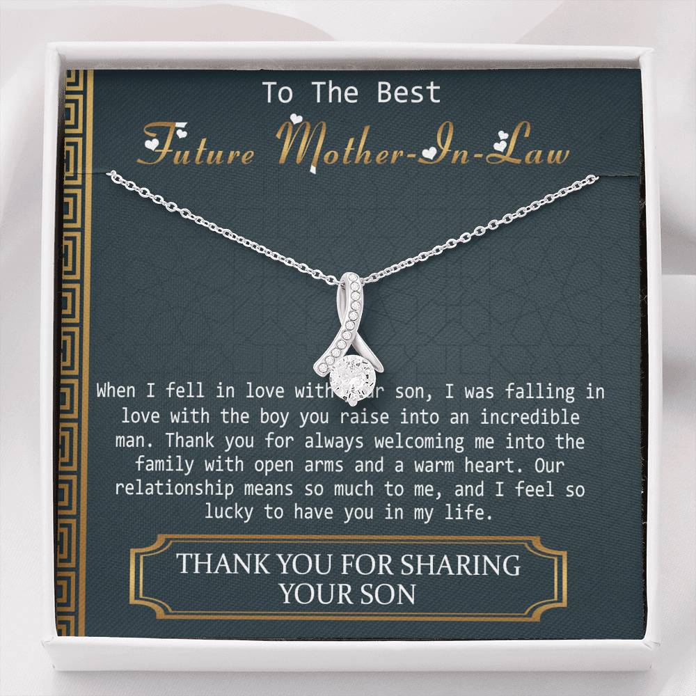 Future Mother in Law, Mother in Law Gift, Mother of the Groom Necklace