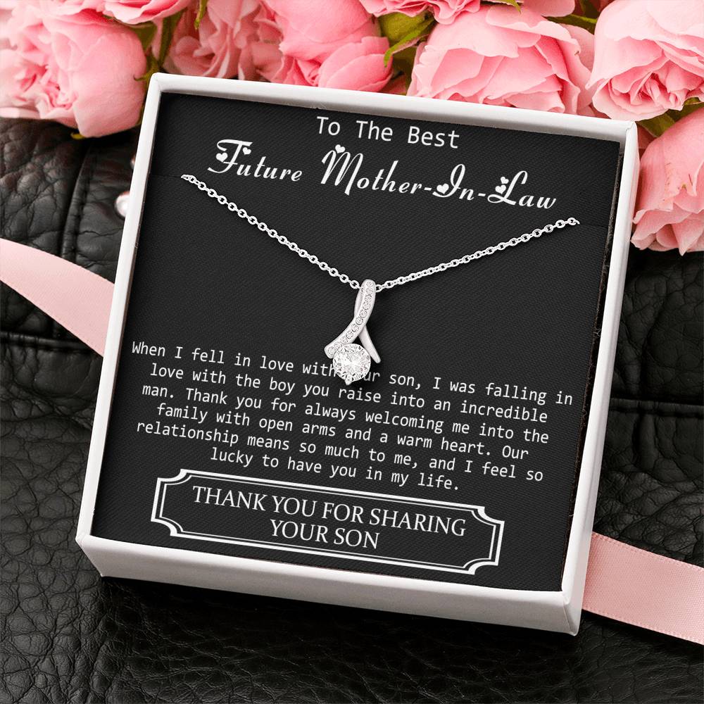 Future Mother in Law, Mother in Law Gift, Mother of the Groom Necklace