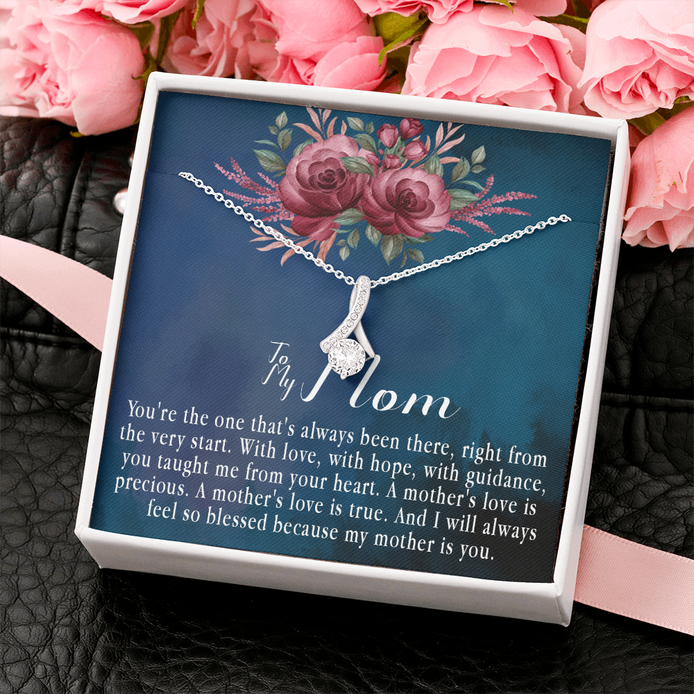 151B To My Mom Necklace, Mama, Gift From Son For Birthday, Necklace I Love My Mom