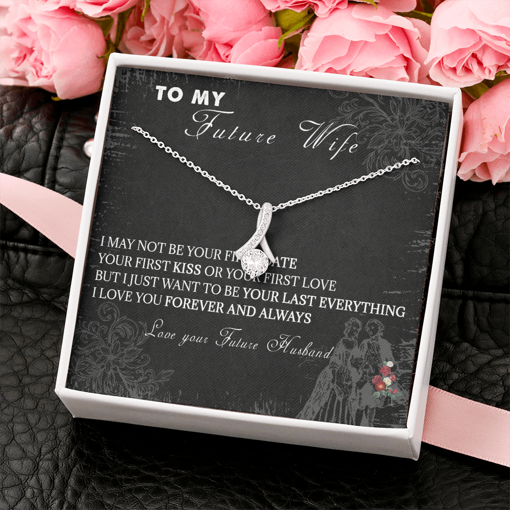 63B Necklace To My Future Wife, Cute Gift for Her, Girlfriend Birthday Gift, Womens
