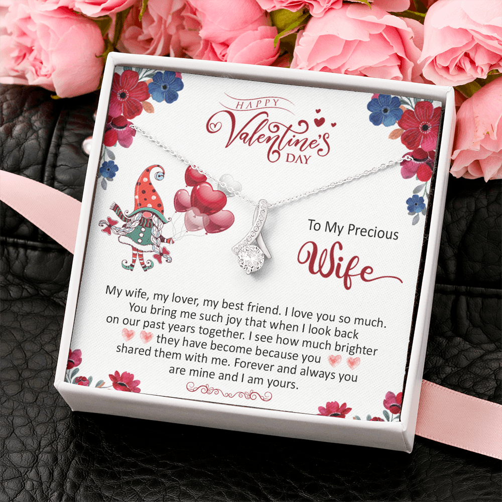 200B - To my Precious Wife, Wife Necklace Valentine Gift, my Wife Necklace, I Love You