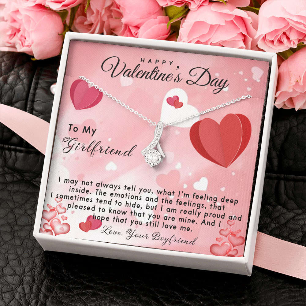 192B - Necklace To my Girlfriend, Future Wife Necklace, Valentine's Day Gift for Couple