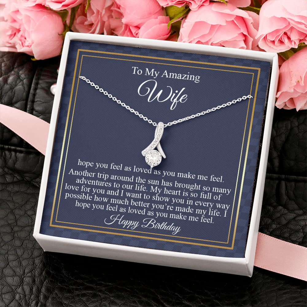 507 To My Wife Necklace - Birthday Gift for Wife - Wife Birthday