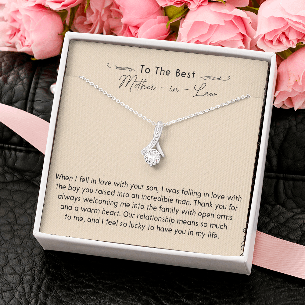 133B Necklace To My Mother In Law, Necklace Gift for Mom, Women, Birthday Gift