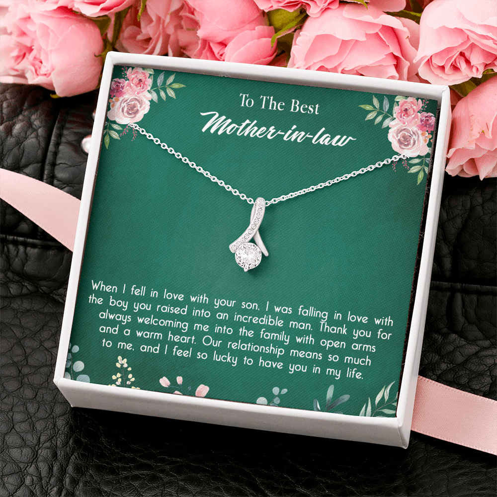 147B Necklace To My Mother in Law, Mom Necklace Birthday Gift from Son/Daughter