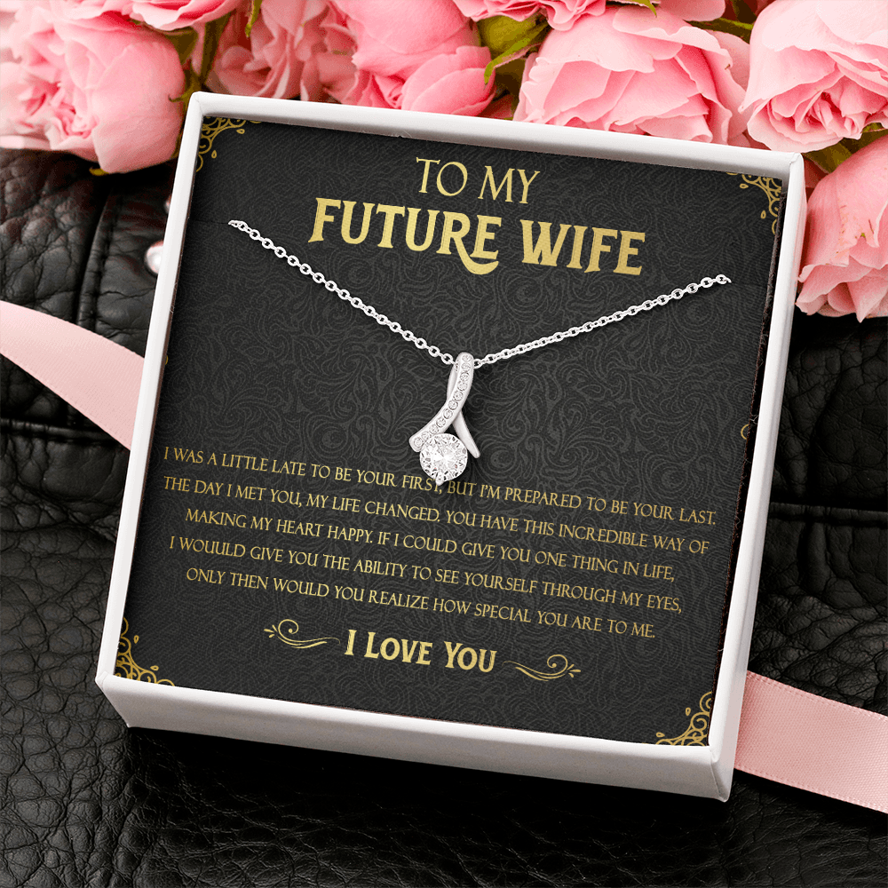 72B Necklace To Future Wife/Girlfriend, Woman Necklace Gift for Her From Husband