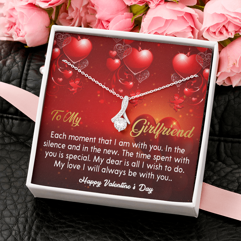211B - Necklace To my Girlfriend, Valentine Gift for Women, Happy Valentine's Day Gift