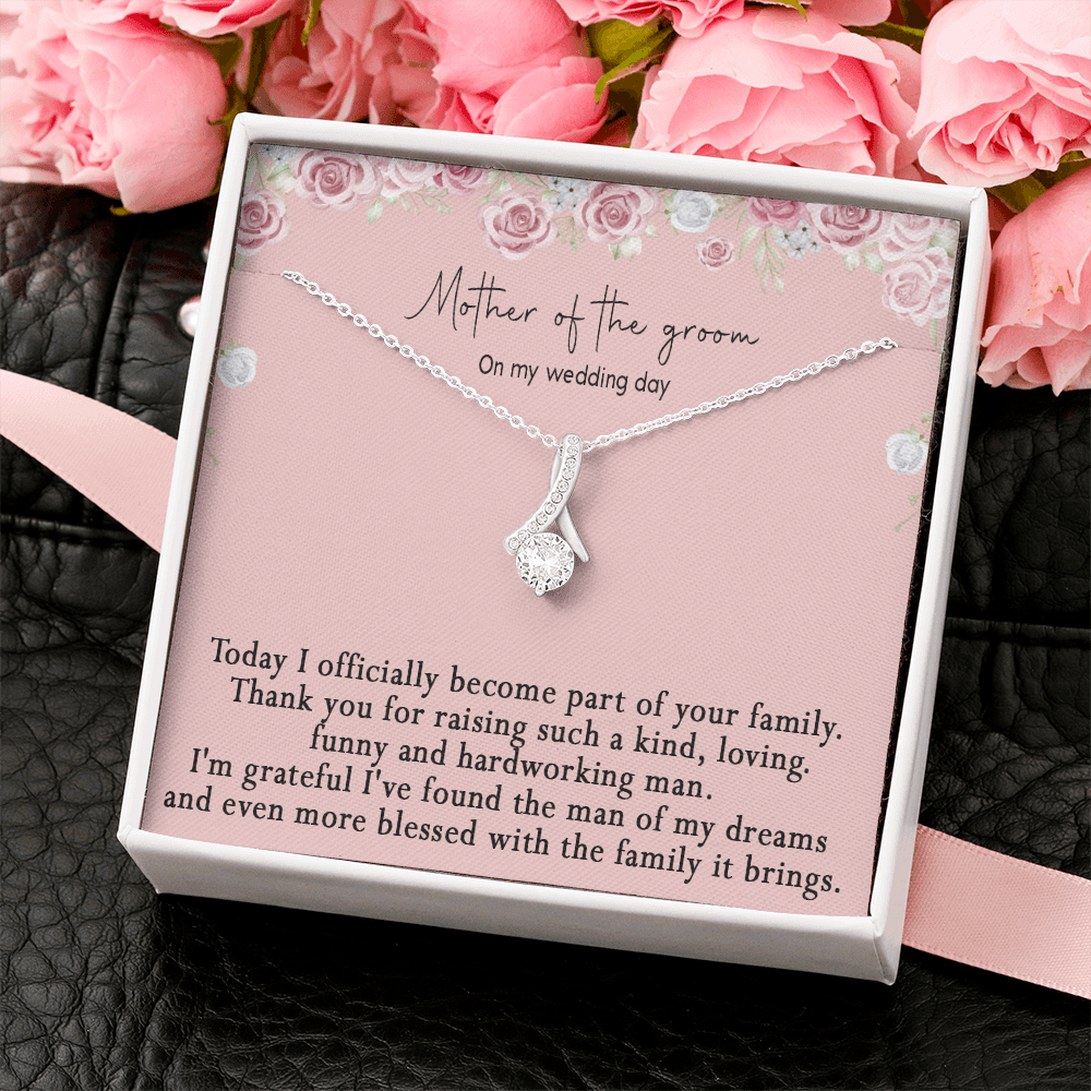 172B Gifts Necklace Love Knot To Mom On My Wedding Day From Son On Wedding Day