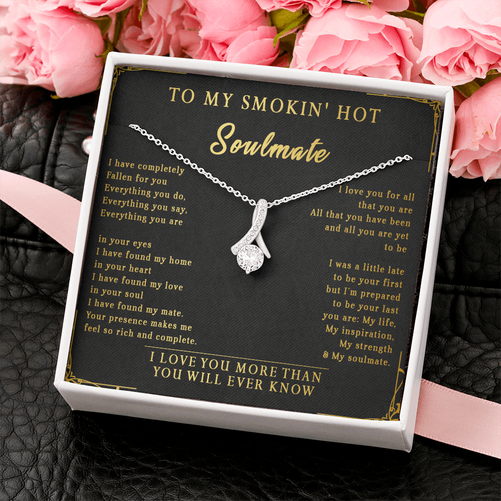144B Necklace To My Smokin Hot Soulmate, Perfect Gift for Wife/Girlfriend, Birth Gift