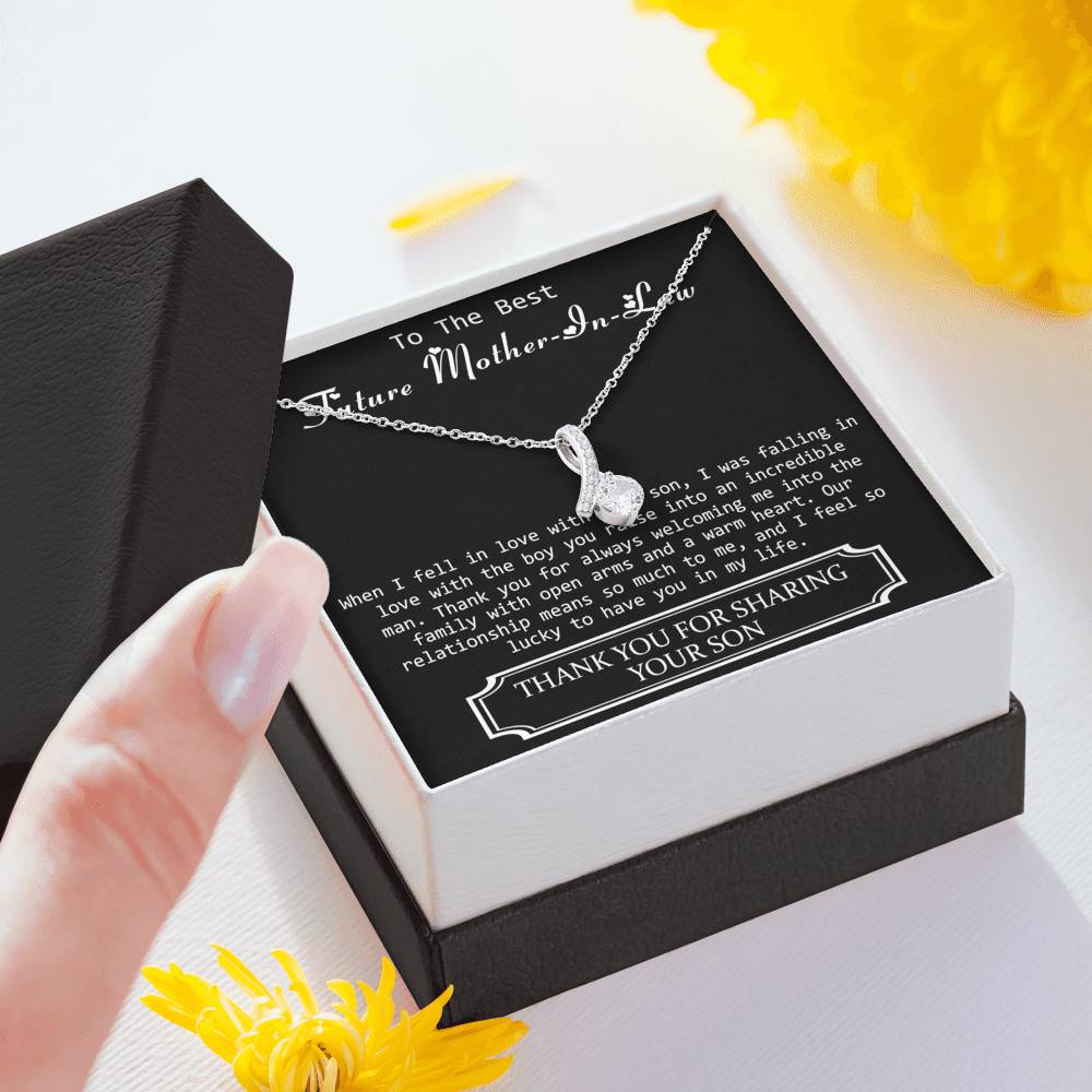 Future Mother in Law, Mother in Law Gift, Mother of the Groom Necklace