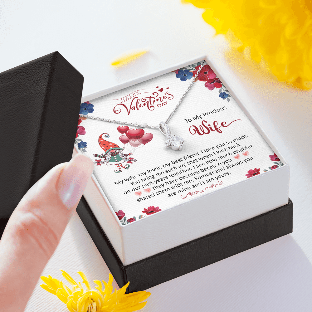 200B - To my Precious Wife, Wife Necklace Valentine Gift, my Wife Necklace, I Love You