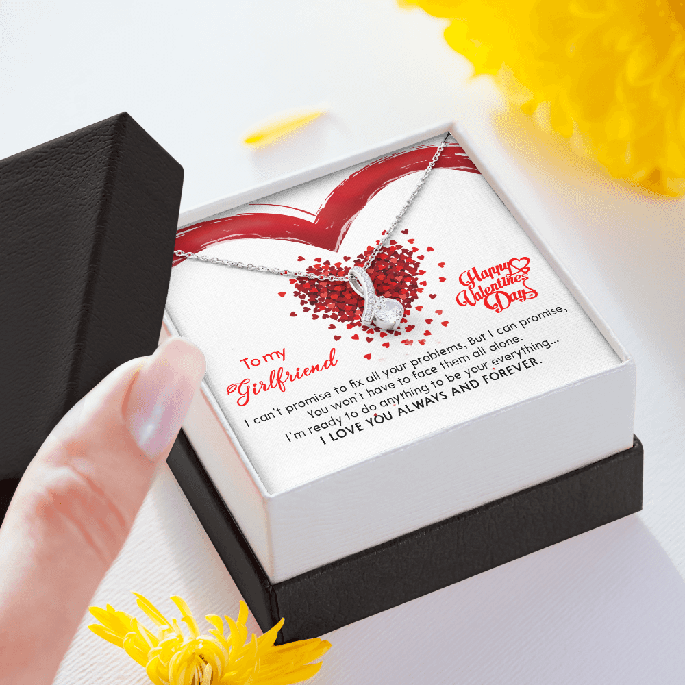 207B - Valentine's Day Necklace Gift for Wife from Husband, I LOVE YOU Forever & Always