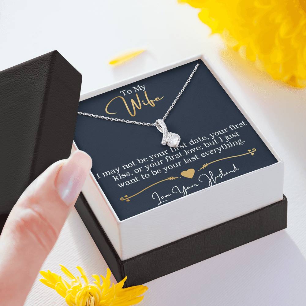 404 To My Wife Necklace - Anniversary Gift for Wife, Birthday Gift for Wife