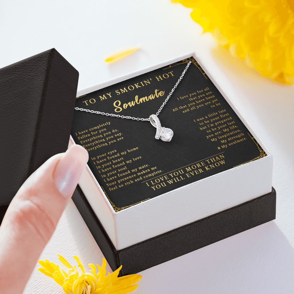144B Necklace To My Smokin Hot Soulmate, Perfect Gift for Wife/Girlfriend, Birth Gift