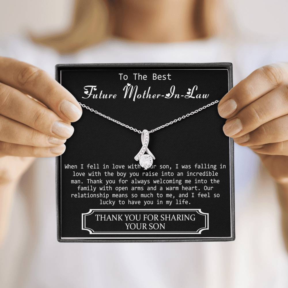 Future Mother in Law, Mother in Law Gift, Mother of the Groom Necklace