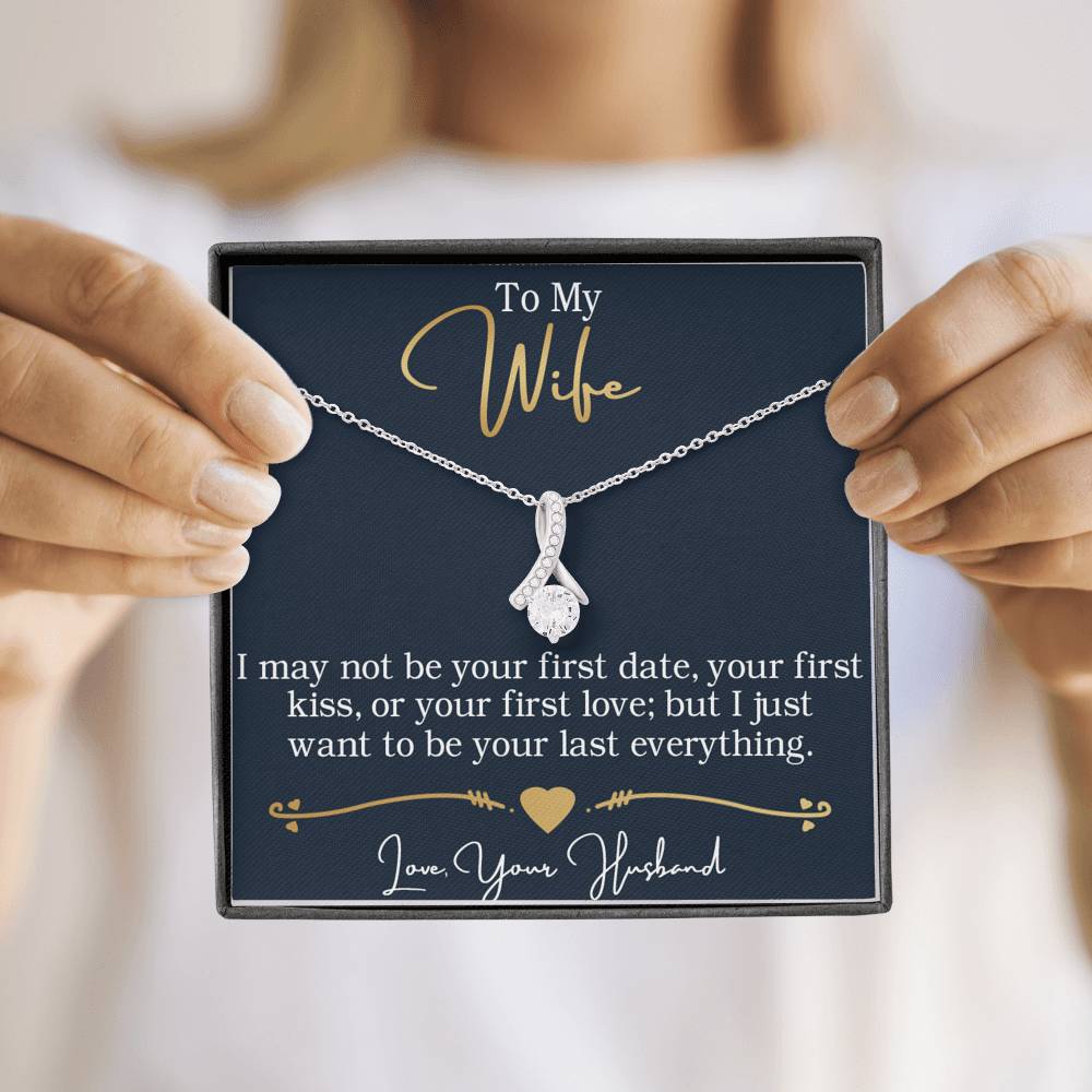 404 To My Wife Necklace - Anniversary Gift for Wife, Birthday Gift for Wife