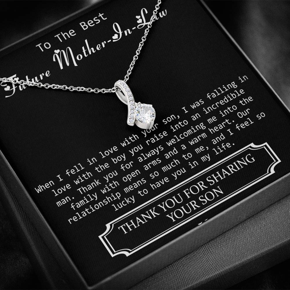 Future Mother in Law, Mother in Law Gift, Mother of the Groom Necklace