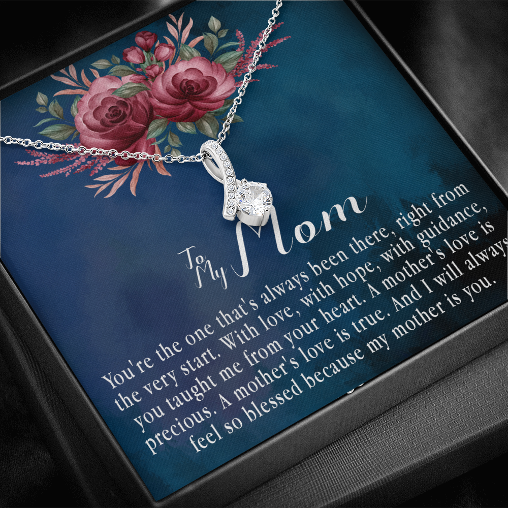 151B To My Mom Necklace, Mama, Gift From Son For Birthday, Necklace I Love My Mom