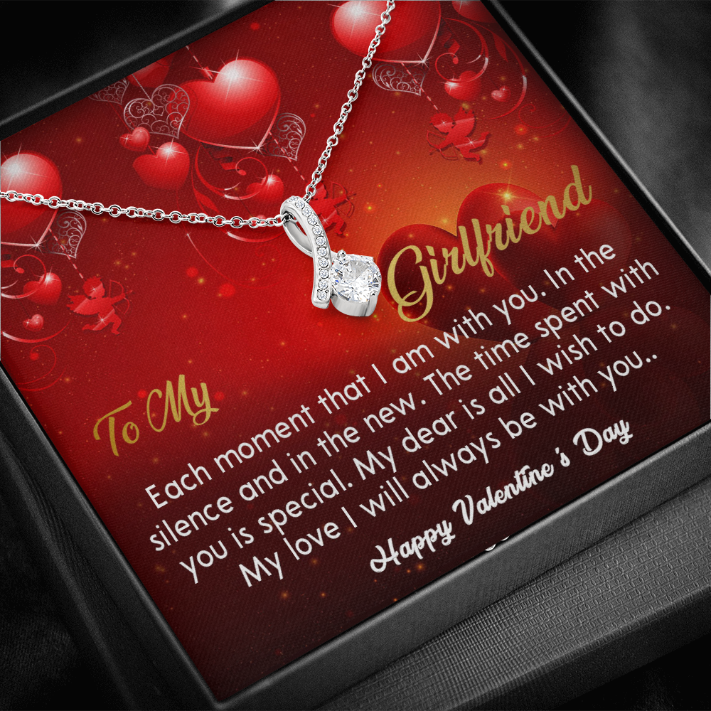 211B - Necklace To my Girlfriend, Valentine Gift for Women, Happy Valentine's Day Gift