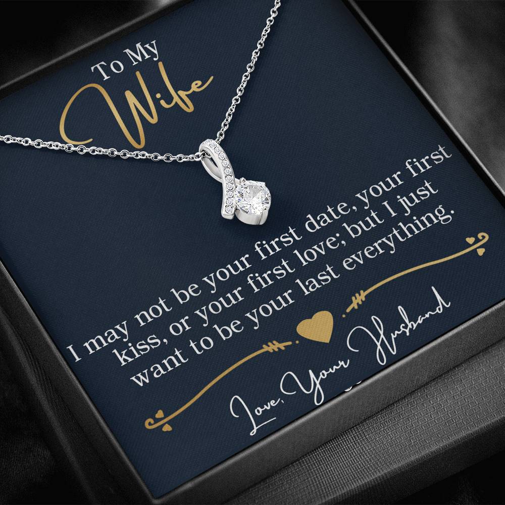404 To My Wife Necklace - Anniversary Gift for Wife, Birthday Gift for Wife