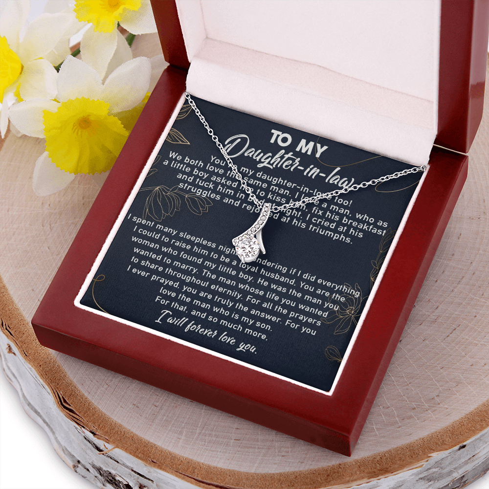 10B To My Daughter-In-Law Necklace, Gift For Daughter In Law, Daughter In Law Gifts