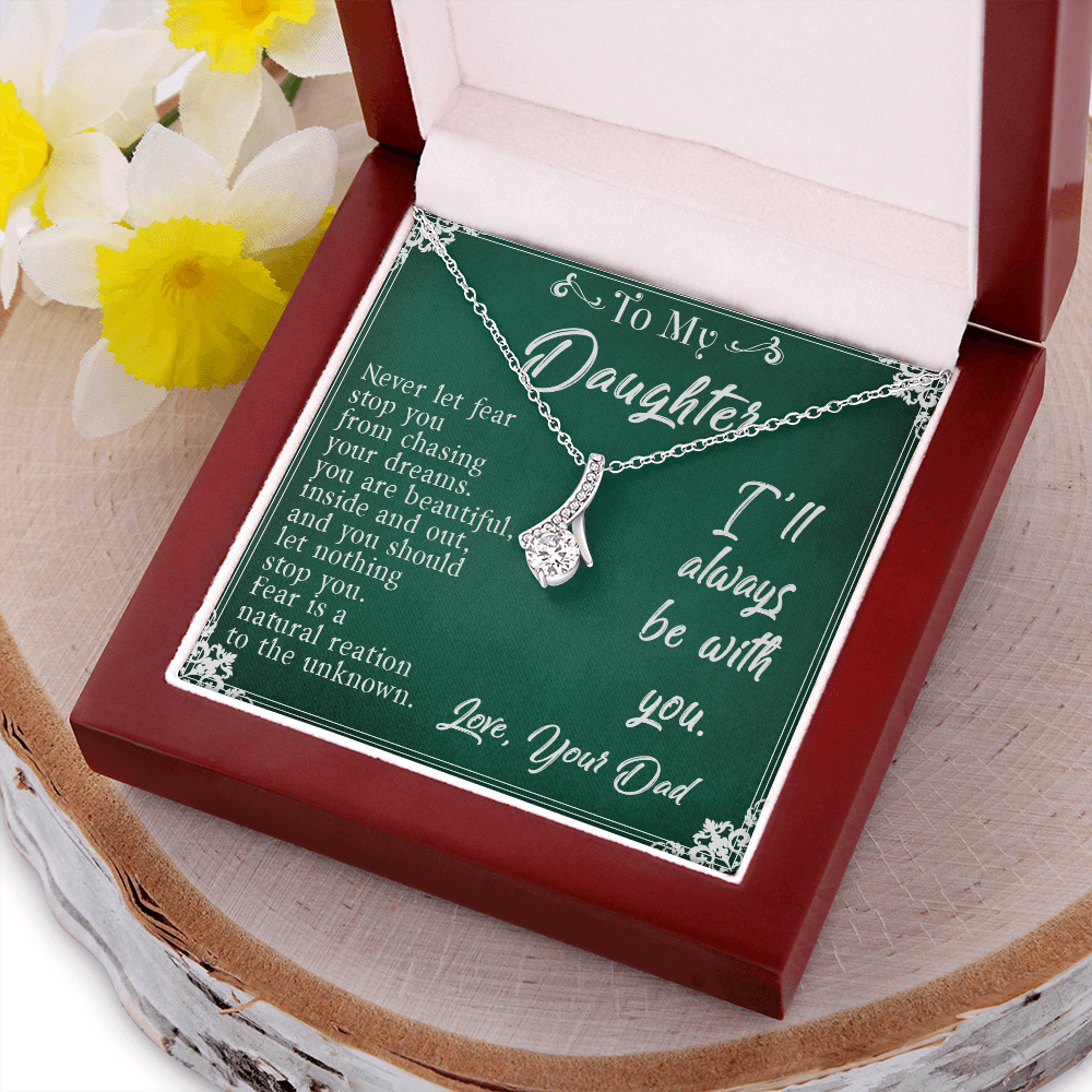 30B TTo My Daughter Necklace, Daughter Father Necklace, Daughter Gift from Dad