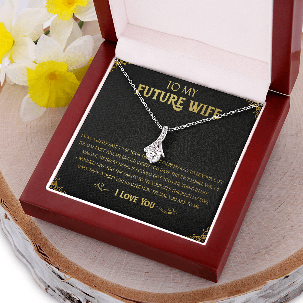 72B Necklace To Future Wife/Girlfriend, Woman Necklace Gift for Her From Husband
