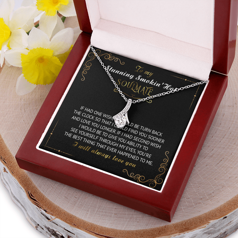 7B To My Stunning Smoking Hot Soulmate Necklace, Gift For Wife, Birthday Gift Ideas