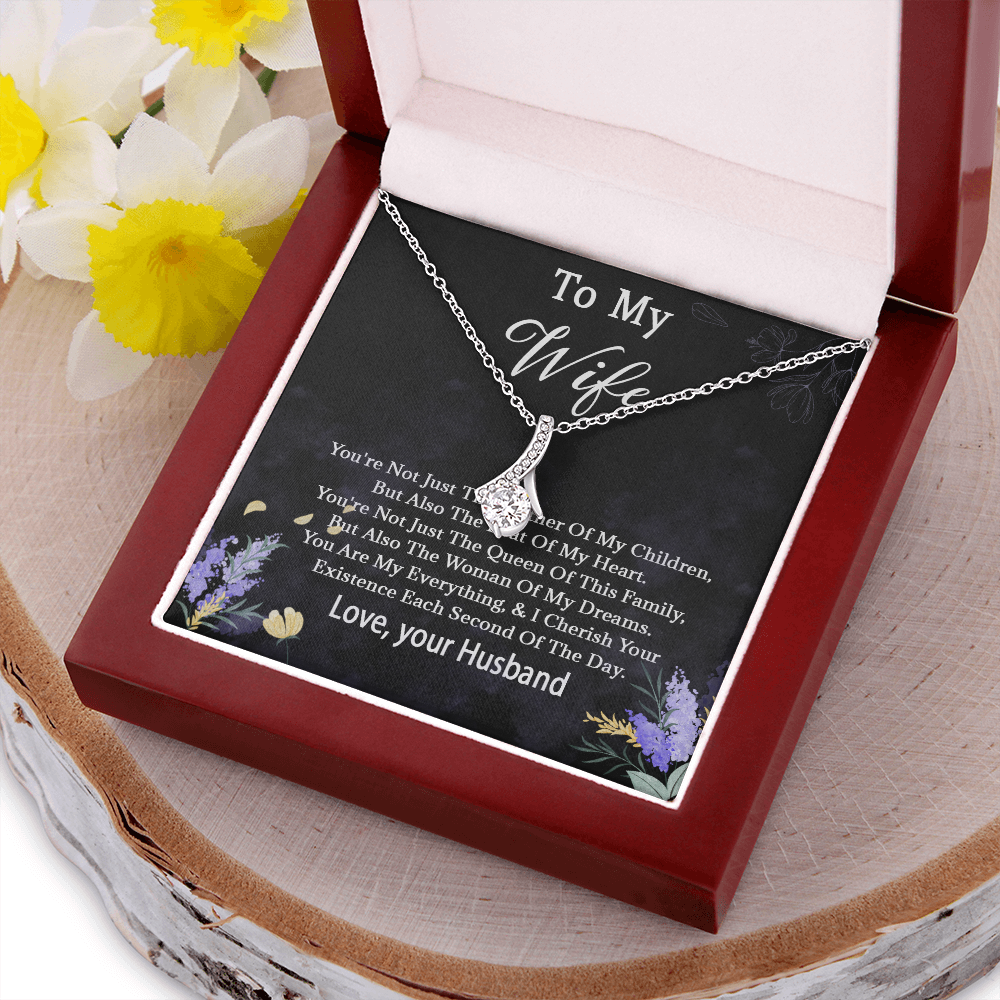 68B Necklace To My Wife, Women Necklace for Her, I LOVE YOU Necklace from Husband