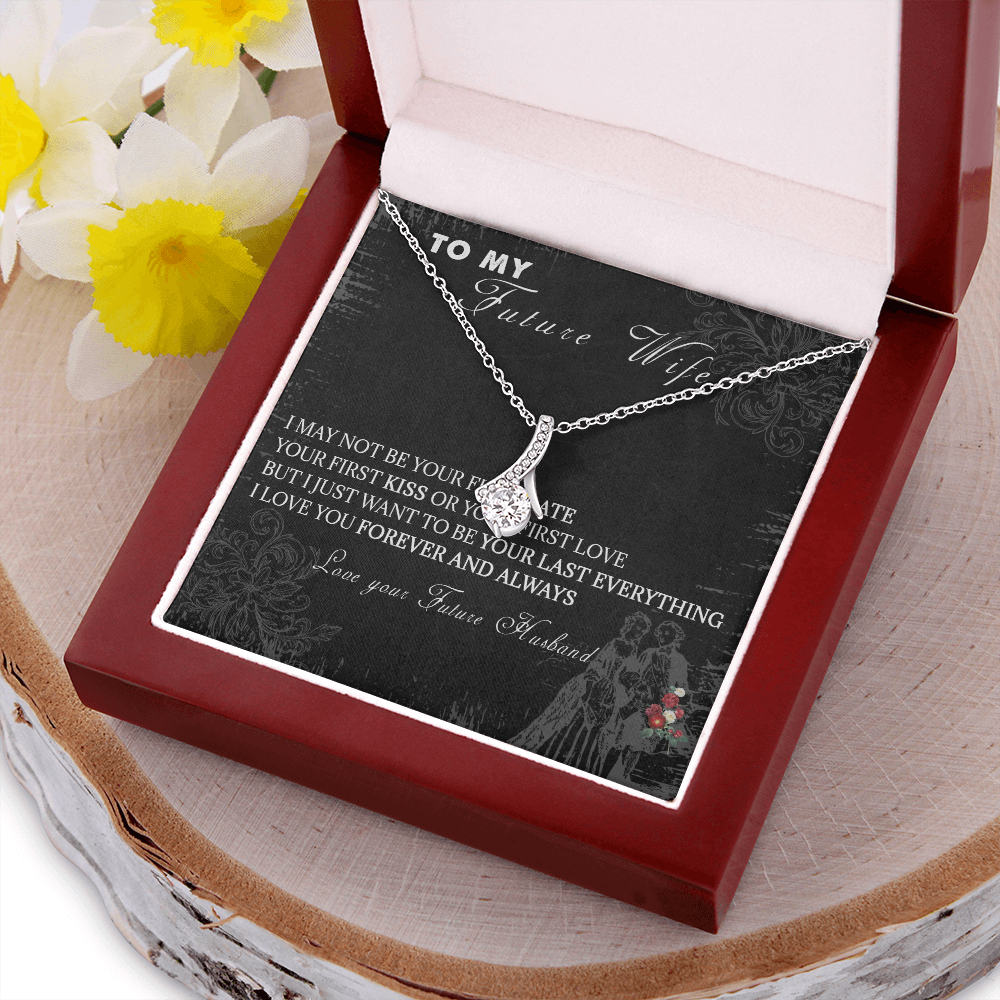 63B Necklace To My Future Wife, Cute Gift for Her, Girlfriend Birthday Gift, Womens