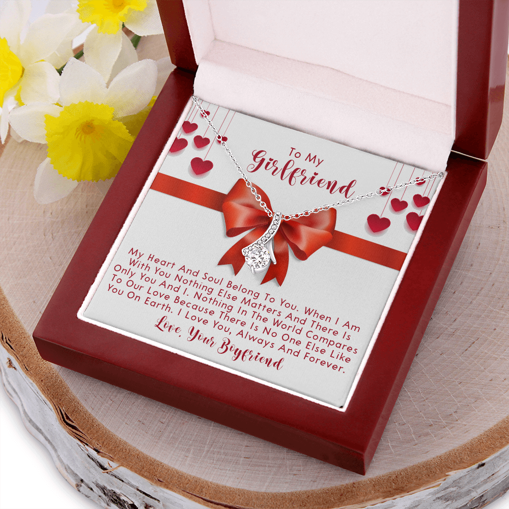 251B Necklace To My Girlfriend, Love Gift for Her From Boyfriend, Couple Necklace