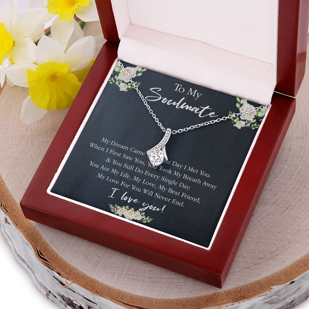 161B Necklace Gift To My Soulmate, Valentine Gift for Her, I Love You Every Day